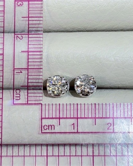 GIA-Certified 1.20 Carat Diamond and 12.5 mm South Sea Pearl Stud Earrings - Image 11