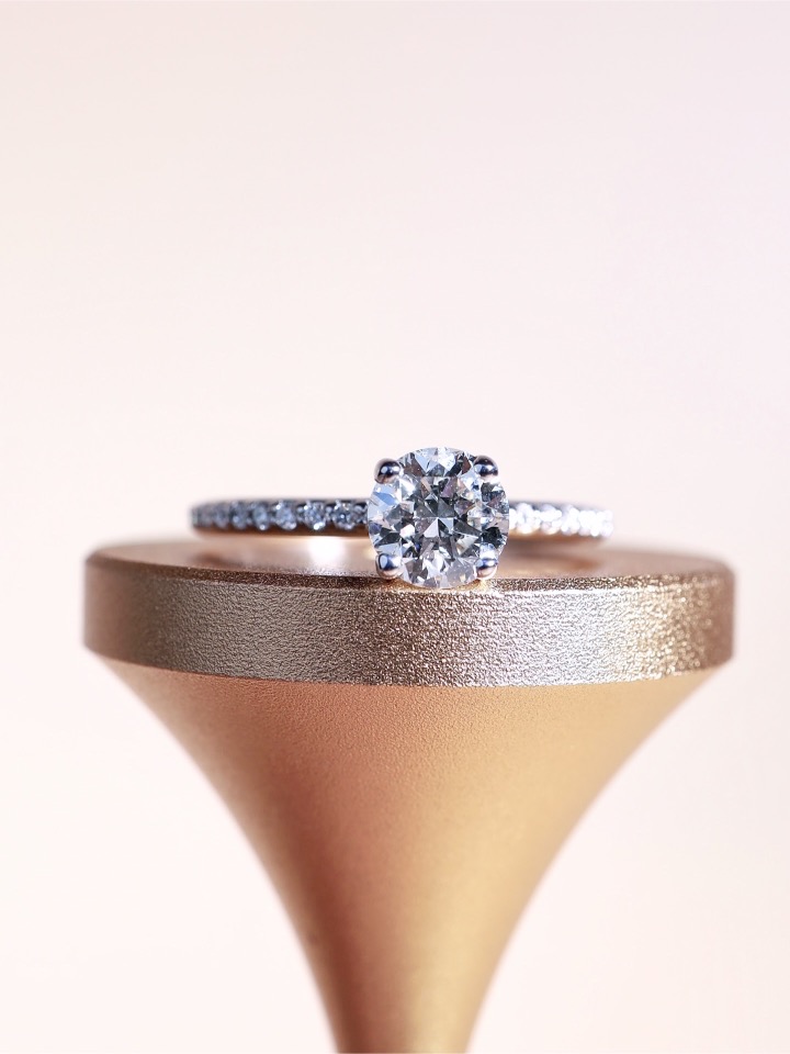 GIA-Certified 0.50 Carat Round Diamond Solitaire Ring in 18K White Gold - Image 9