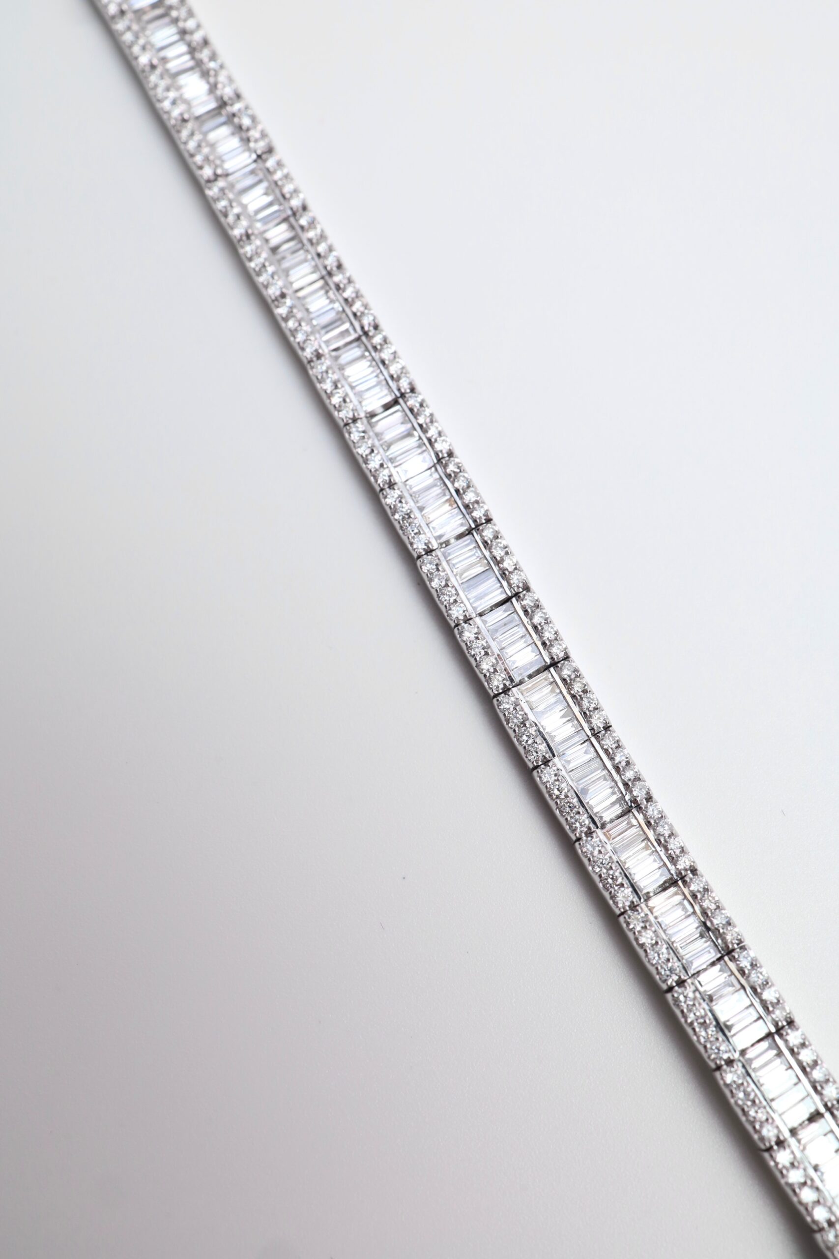 5.73 Carat Diamond Illusion Bracelet in 14K White Gold - Image 7