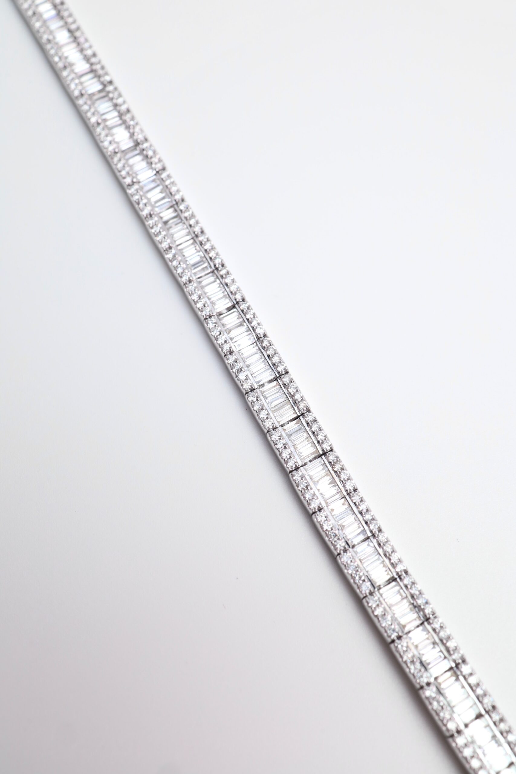 5.73 Carat Diamond Illusion Bracelet in 14K White Gold - Image 3