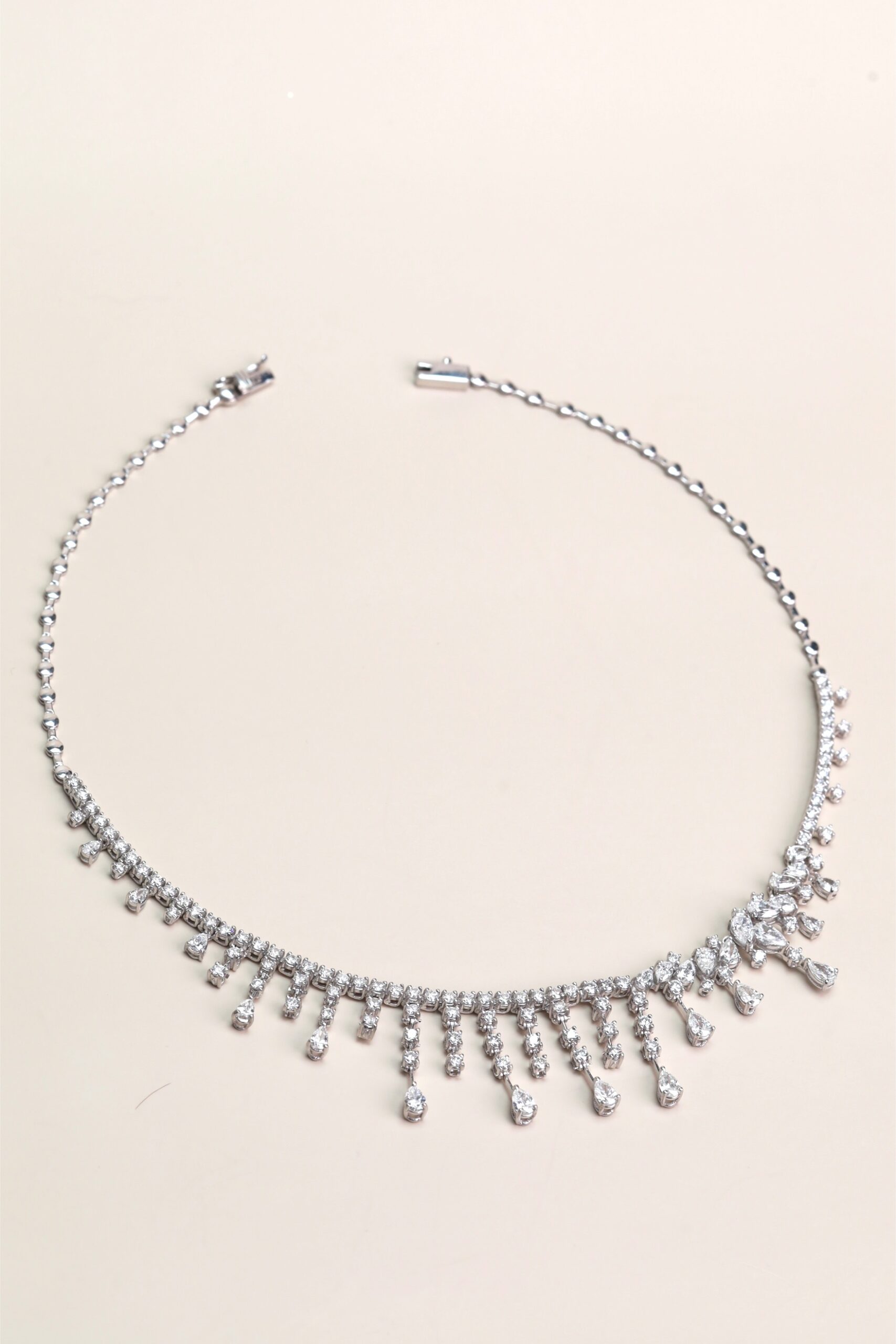 10.57 Carat Fancy Diamond Necklace in 18K White Gold - Image 6